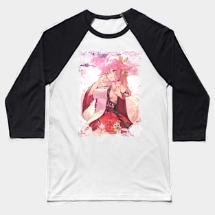 Yae Miko the Beautiful Baseball T-Shirt